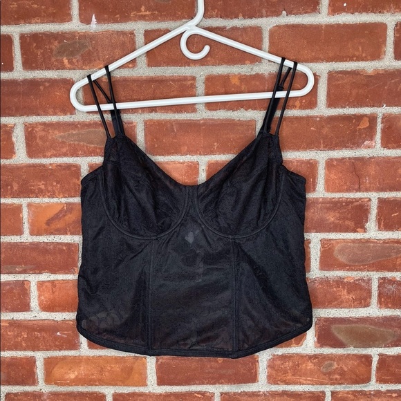 Y2K Bustier lace corset top - Picture 4 of 5